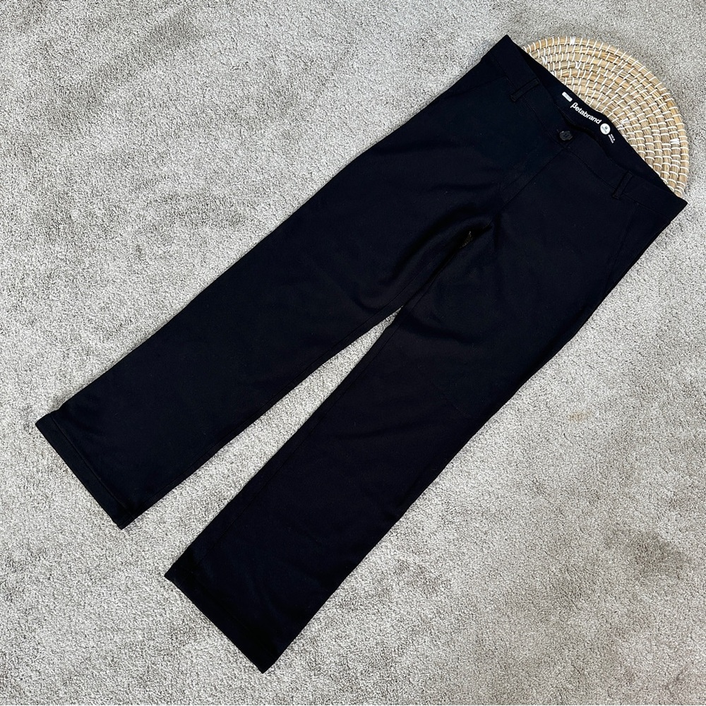 Betabrand Women’s Classic Dress Pant Yoga Pants Straight Leg Stretch in Black MP - Picture 3 of 14